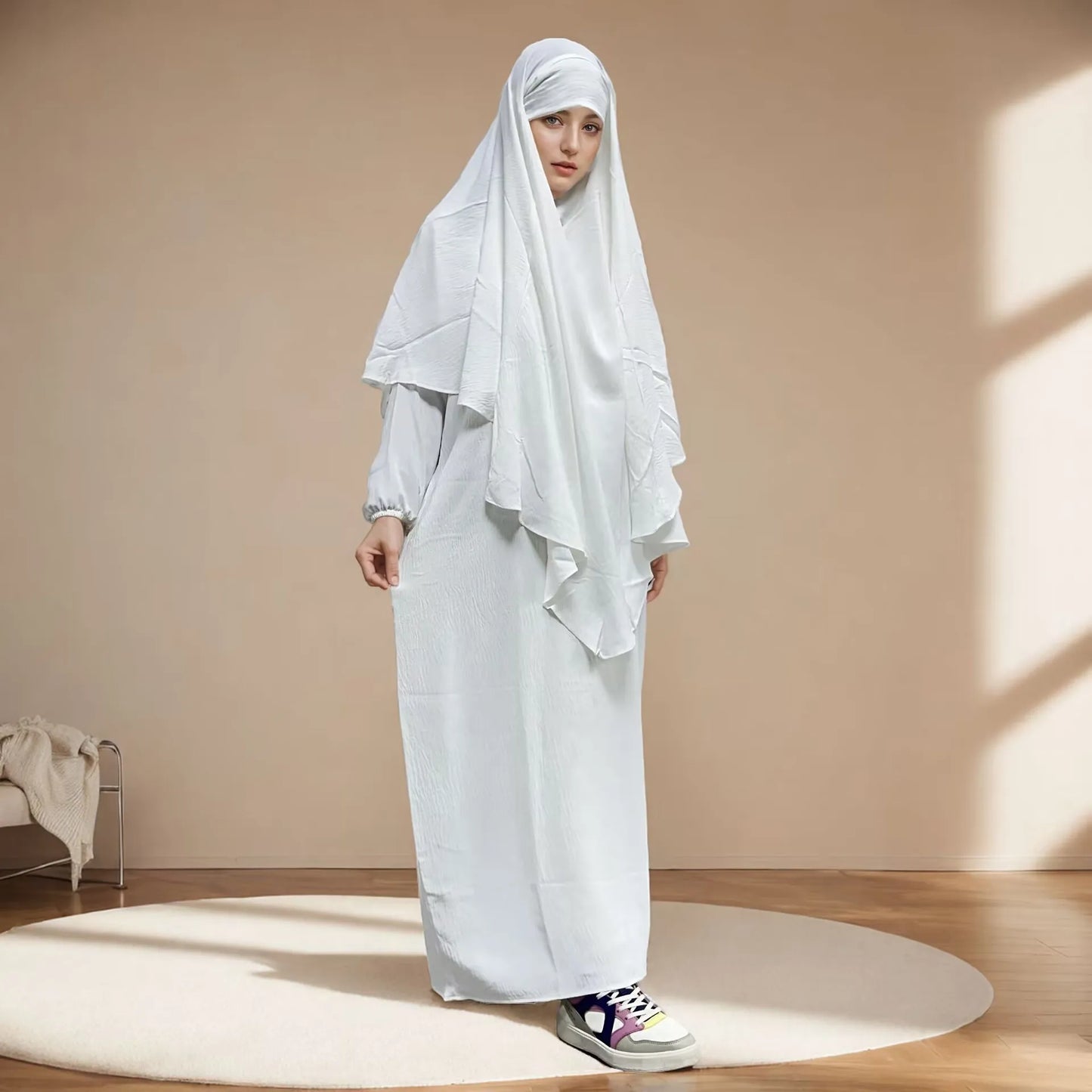 Khimar Women 2 Piece Prayer Set Dress