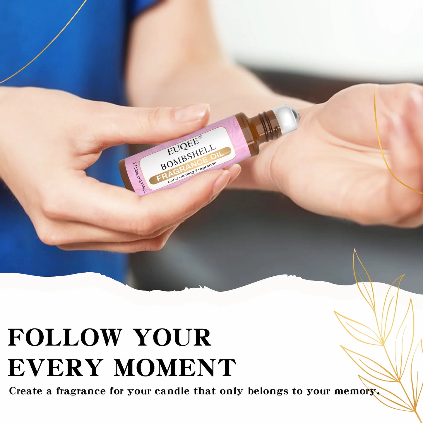 Fragrance Oils Roll-On Long Lasting Scent Oud