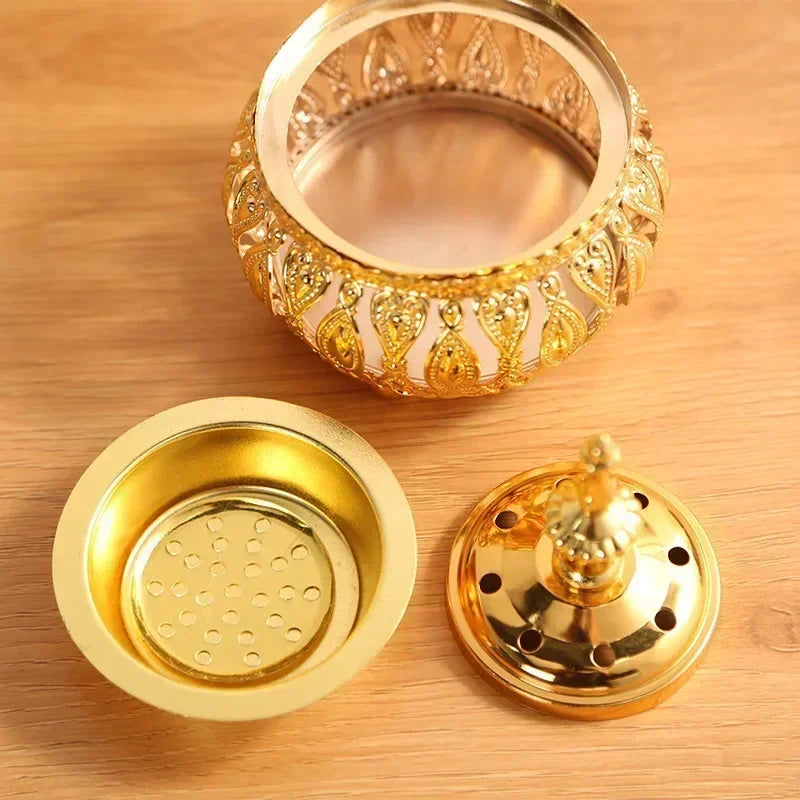 Incense Burner Golden Hollow Tower
