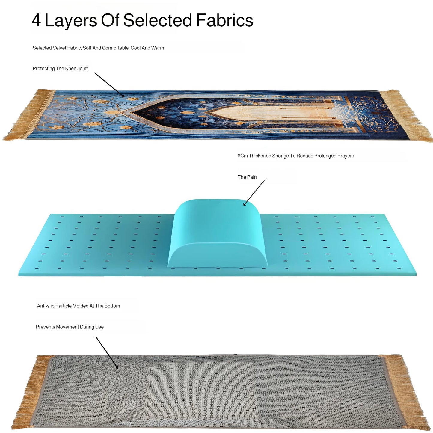 Prayer Rug Living Room Prayer Mat 70*110cm