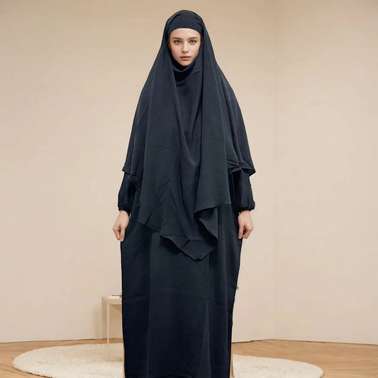 Khimar Women 2 Piece Prayer Set Dress