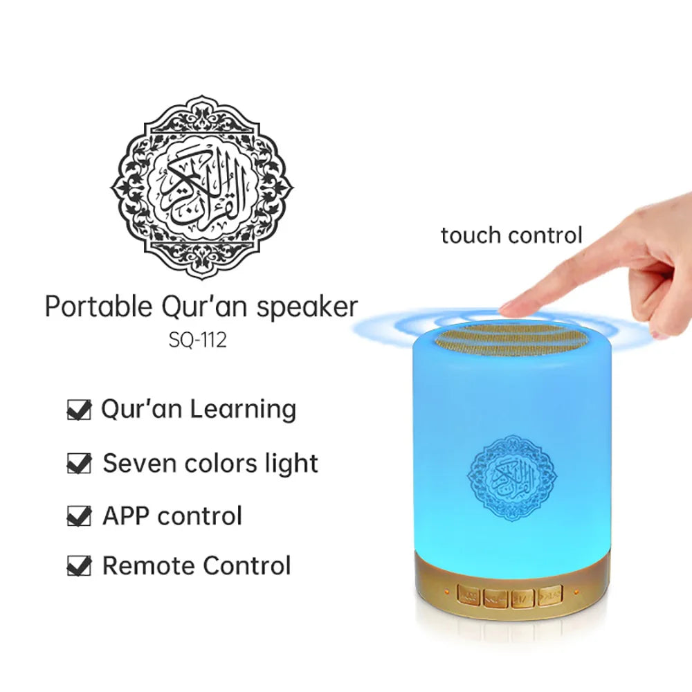 Azan Muslim Night Light Quran Portable Wireless