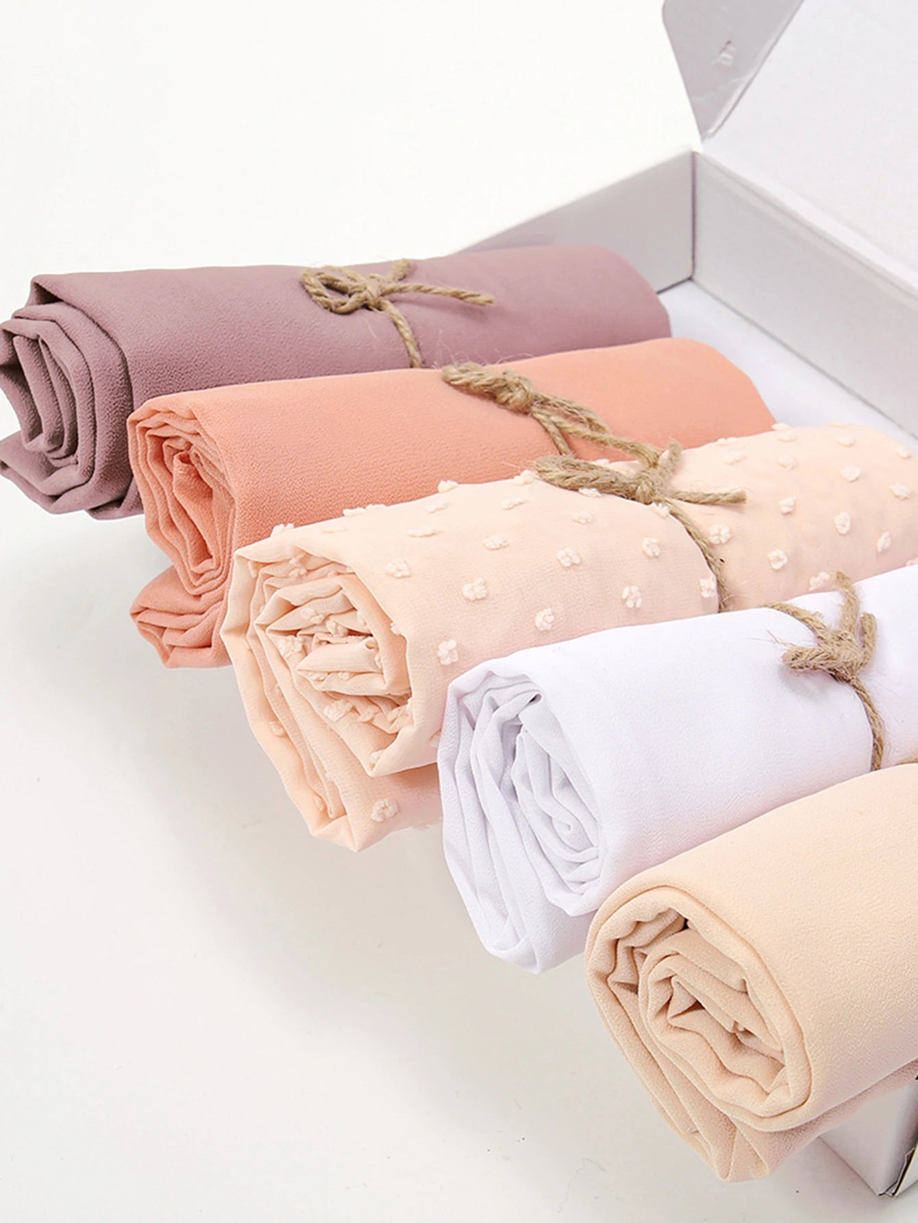 5pairs Hijab Cotton Headscarf